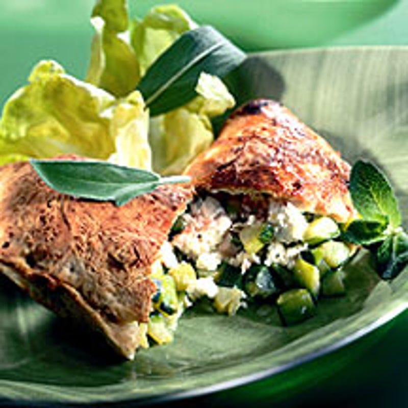 Calzone aux courgettes