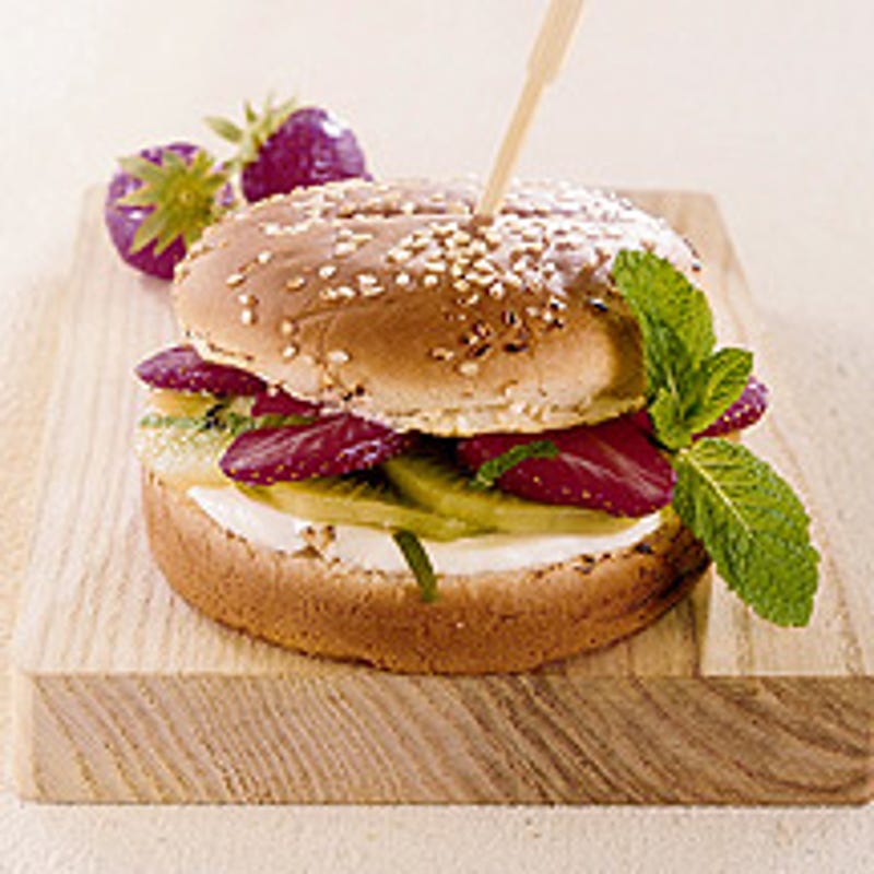 Photo de/du Hamburger aux deux fruits par WW