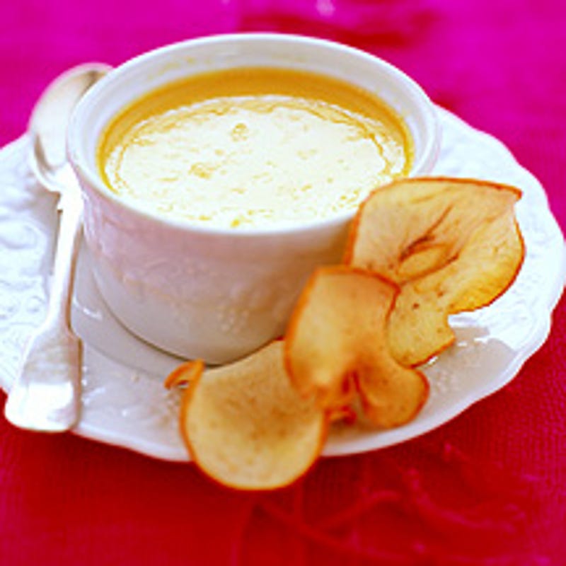 Photo de/du Crème orange-citron et chips de pomme par WW