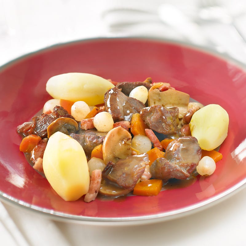 Photo de/du Bœuf bourguignon, pommes vapeur par WW