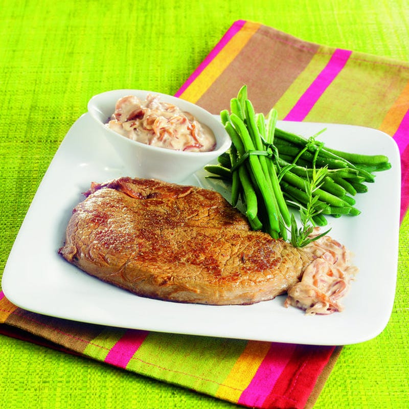 Photo de/du Rumsteck aux échalotes par WW