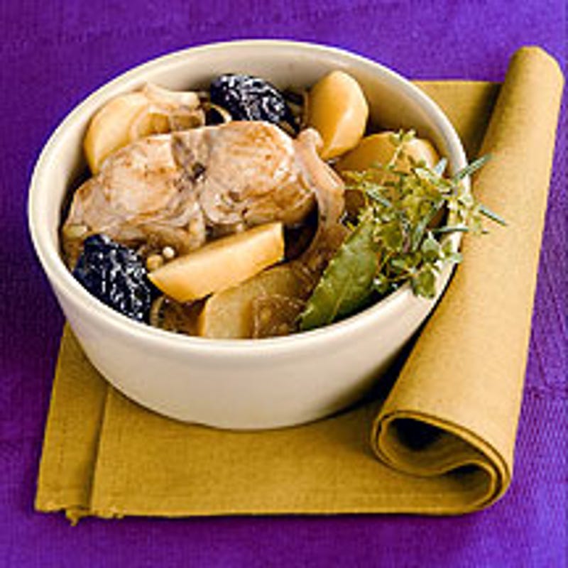 Photo de/du Lapin à la flamande, pommes vapeur par WW