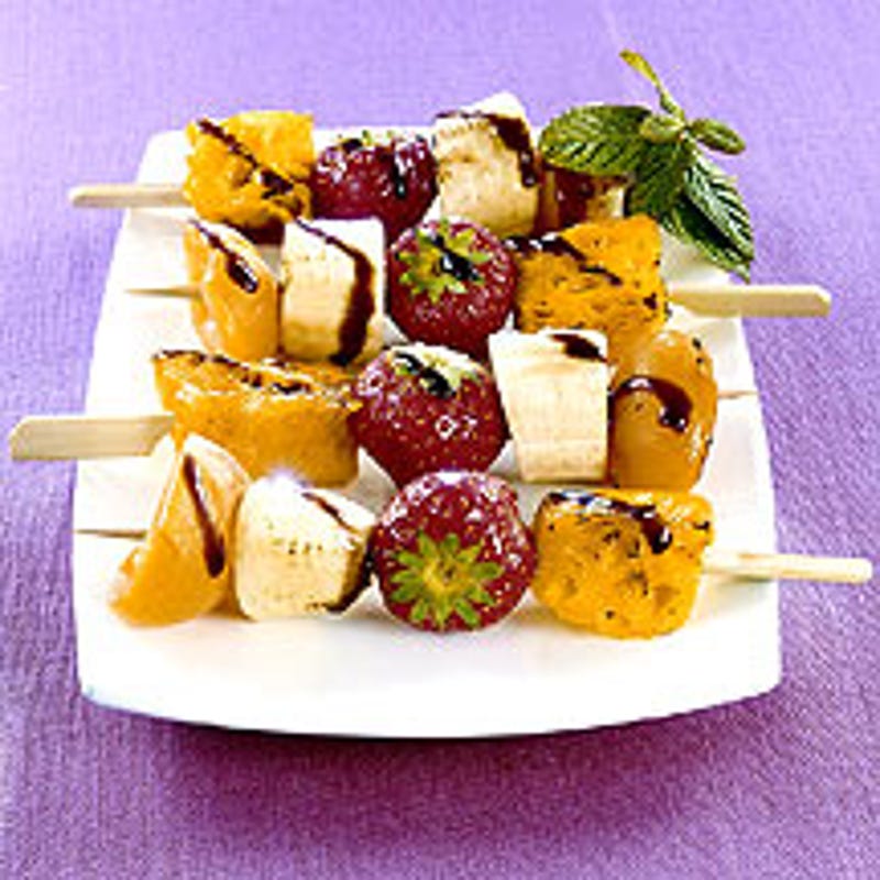 Photo de/du Kebab de fruits et sauce chocotella par WW