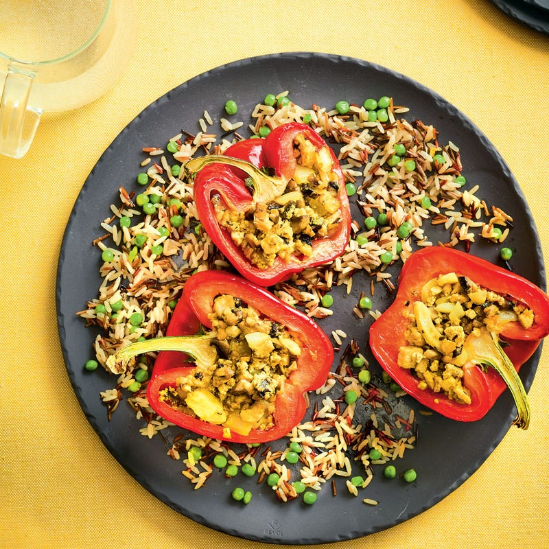 Photo de/du Poivrons au tofu et aux 3 riz par WW