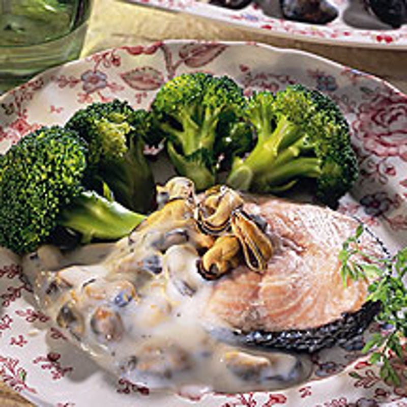 Photo de/du Médaillon de saumon aux brocolis par WW