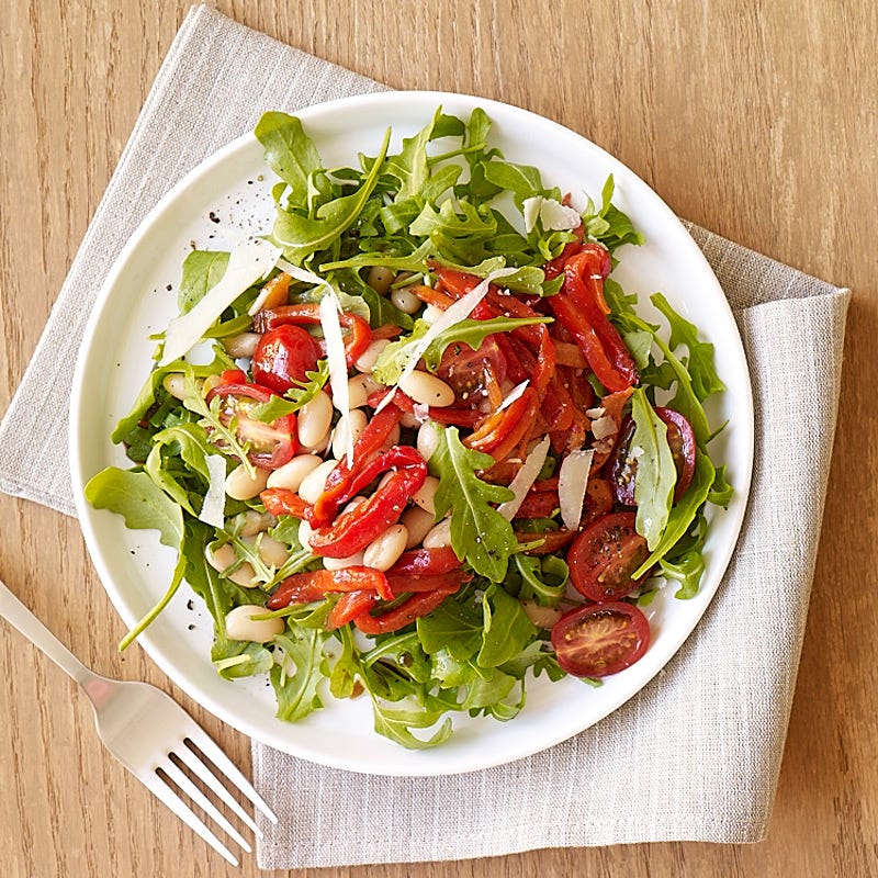 Photo de/du Salade de roquette aux poivrons grillés par WW