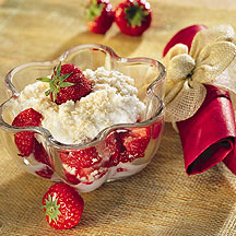 Photo de/du Fraises au mascarpone par WW