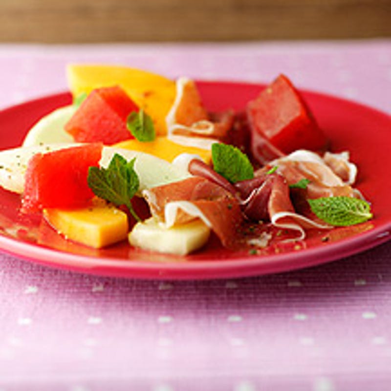 Photo de/du Melon et jambon cru au balsamique par WW