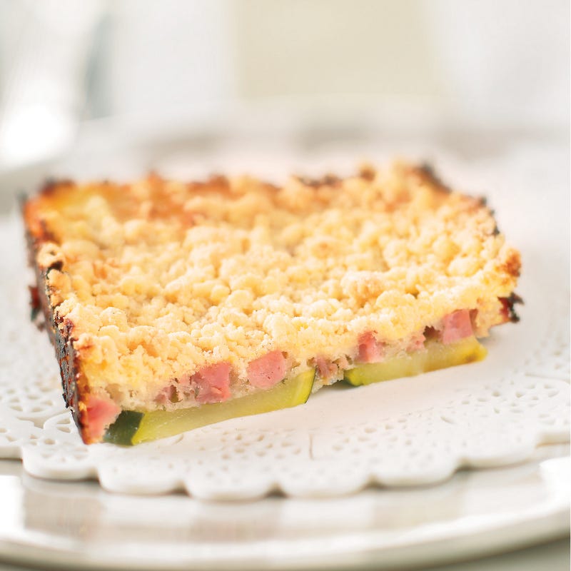 Photo de/du Crumble courgettes et jambon par WW