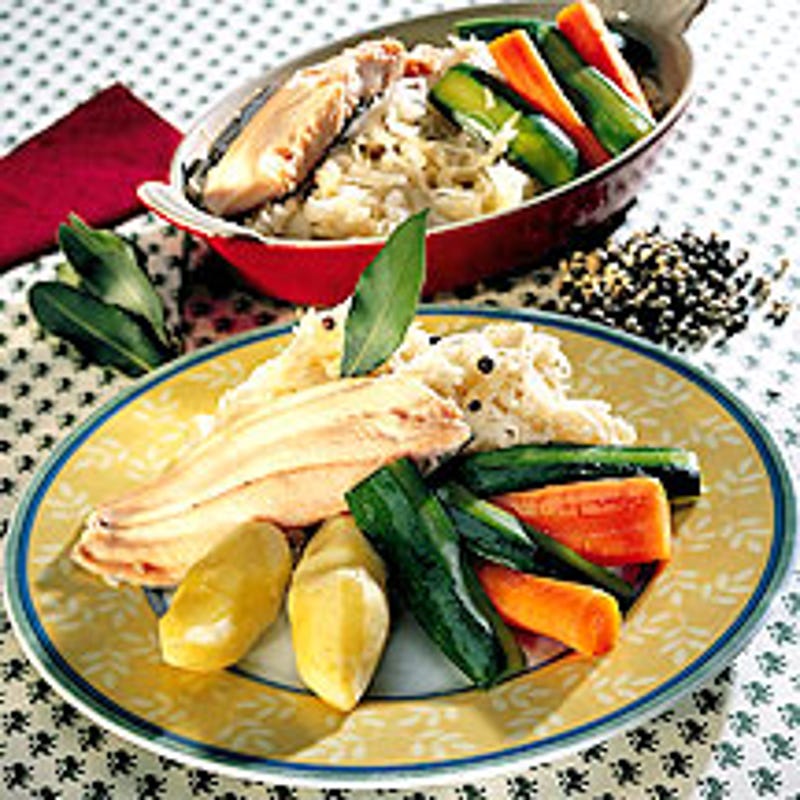 Photo de/du Choucroute de printemps à la truite par WW