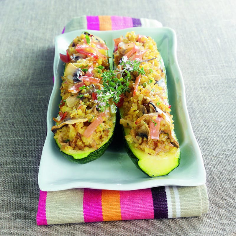 Photo de/du Courgettes farcies aux champignons par WW