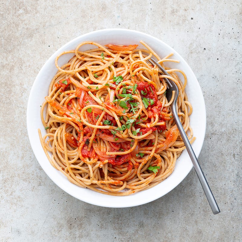 Photo de/du Spaghettis sauce tomate maison par WW