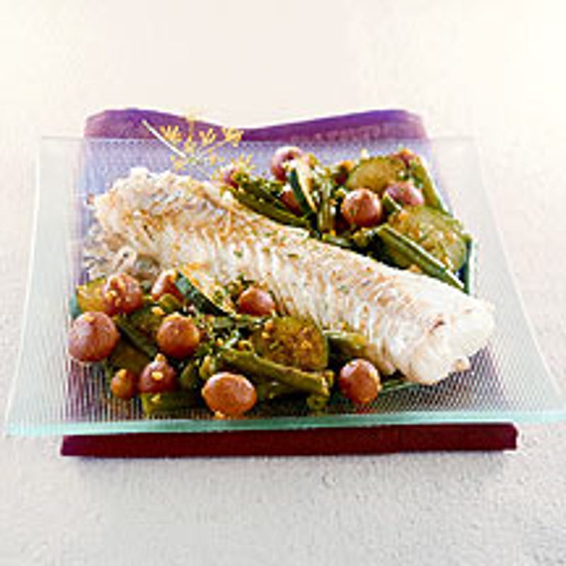 Photo de/du Dos de cabillaud braisé aux petits légumes par WW