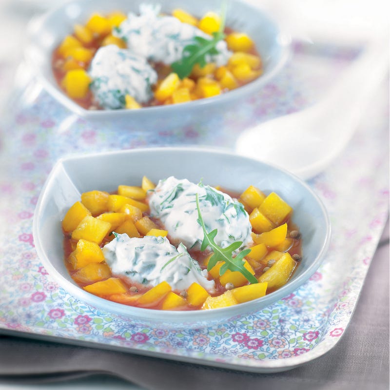 Photo de/du Salade aux quenelles de fromage de chèvre par WW