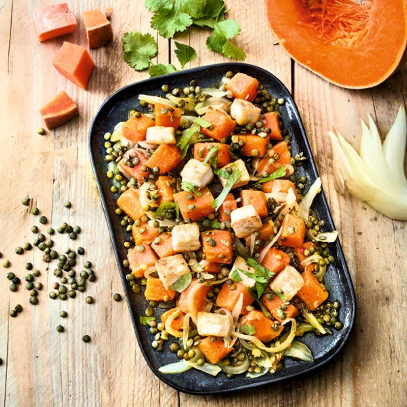 Photo de/du Poêlée de potiron aux lentilles vertes par WW
