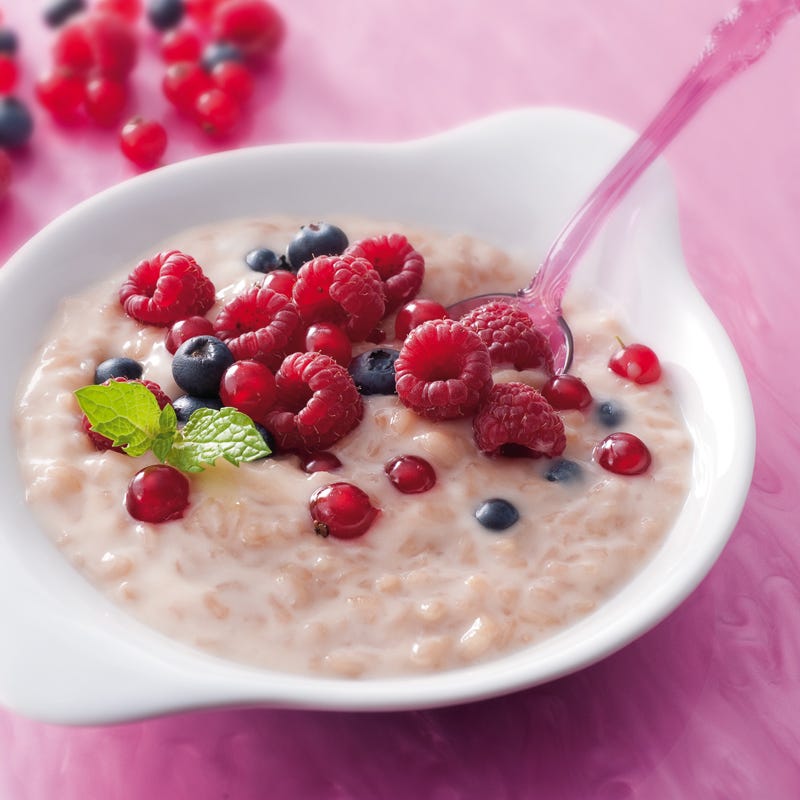 Photo de/du Riz au thé vert, à la guimauve et aux fruits rouges par WW
