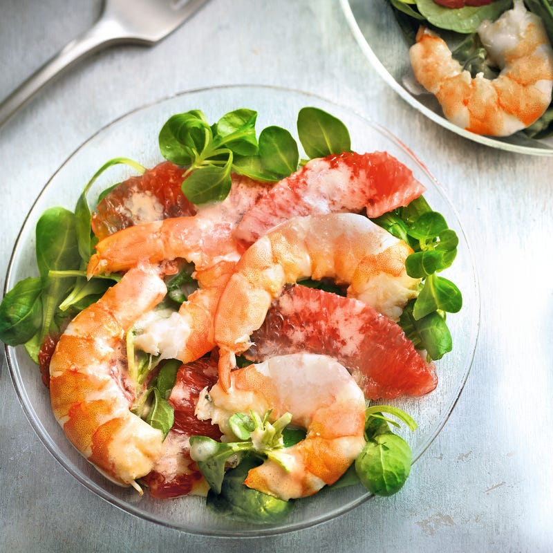 Photo de/du Coupe de pamplemousse aux crevettes par WW