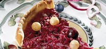 Tarte aux oignons et aux raisins