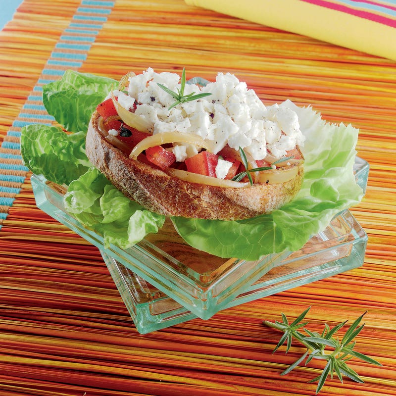 Photo de/du Bruschetta aux oignons doux par WW