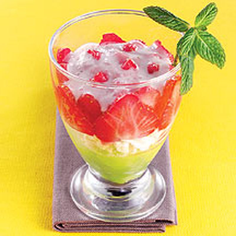 Photo de/du Vacherin fraise et menthe par WW