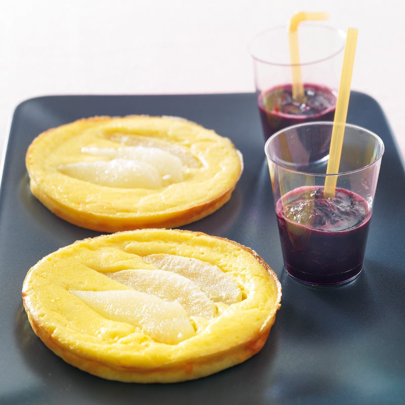 Photo de/du Mini-cheesecake à la poire, coulis de cassis par WW