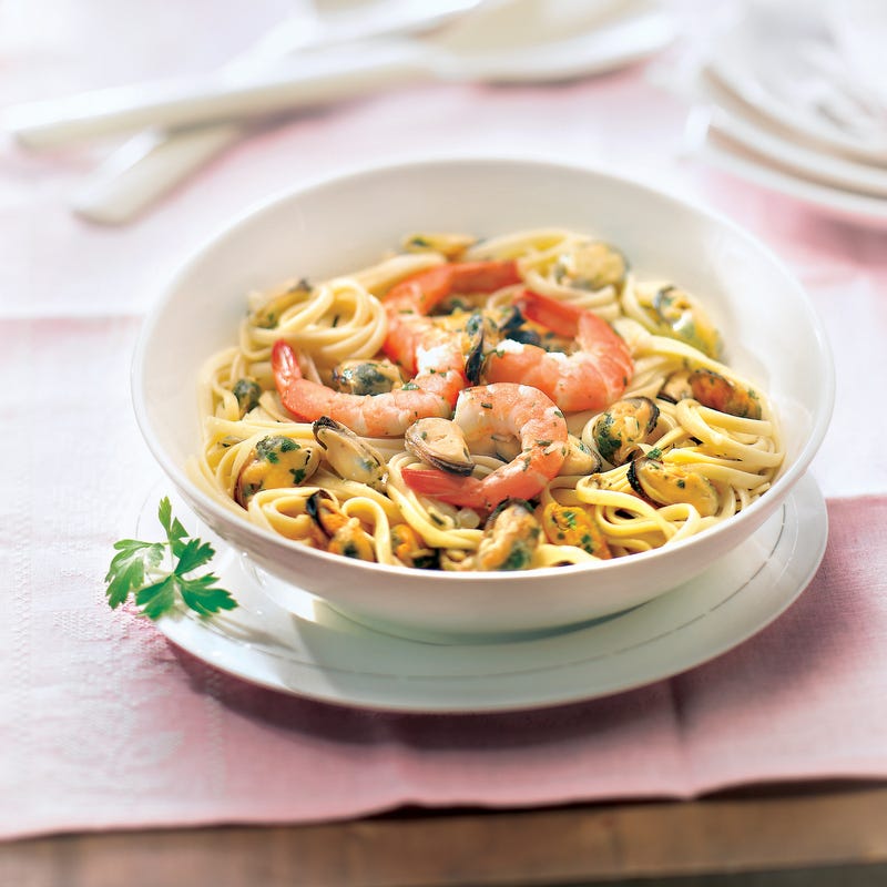 Photo de/du Linguine aux fruits de mer par WW