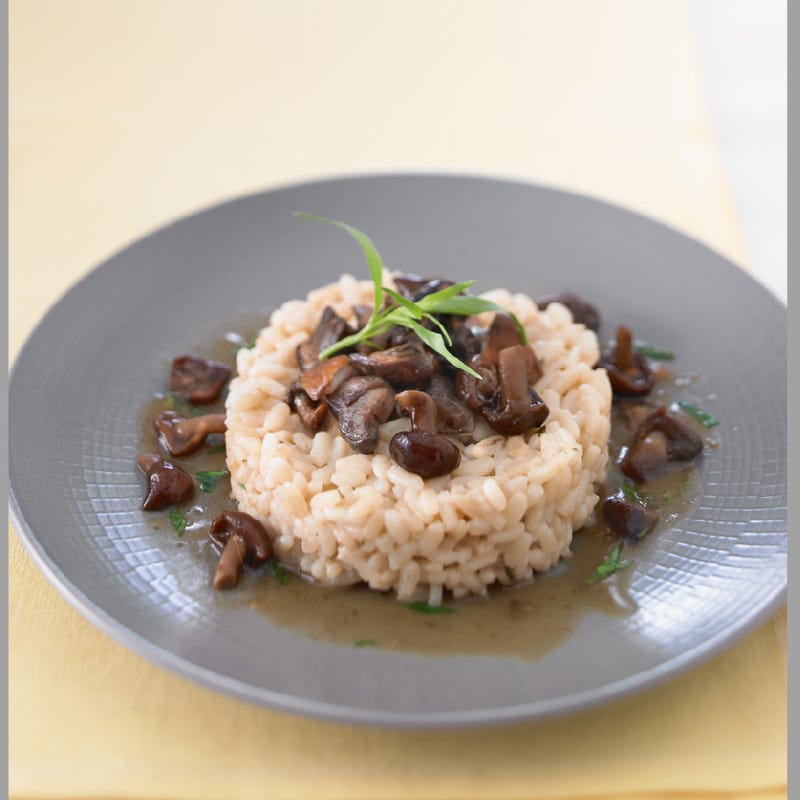 Galettes de riz aux champignons