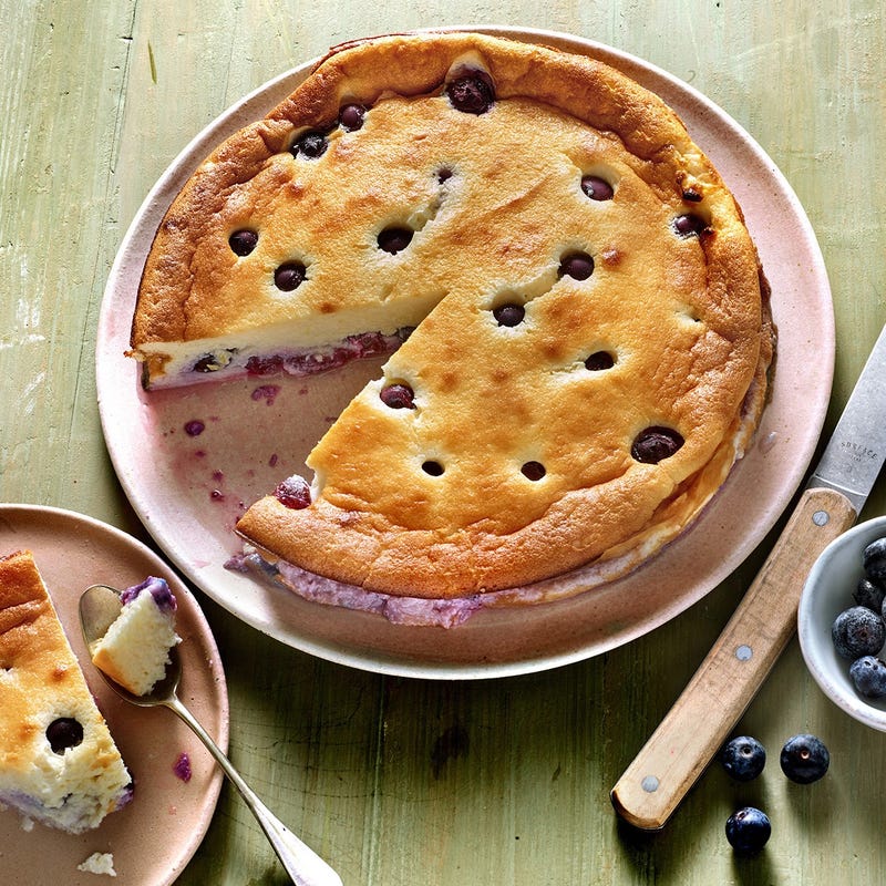 Gâteau aux myrtilles