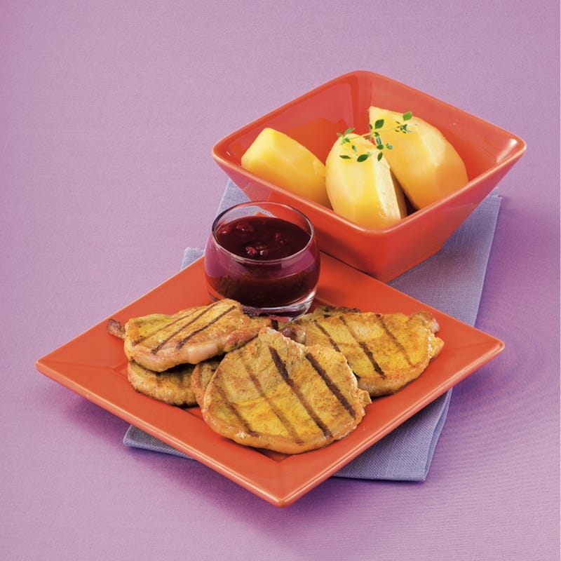 Photo de/du Porc à la plancha, sauce barbecue par WW