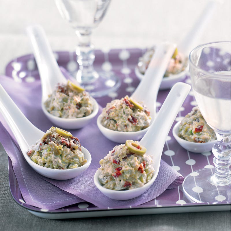 Tartare d'olives et tomates séchées