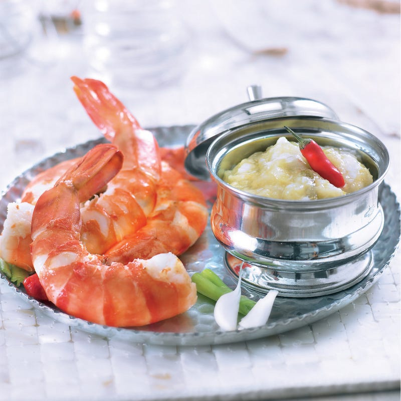 Photo de/du Rougail de grosses crevettes par WW