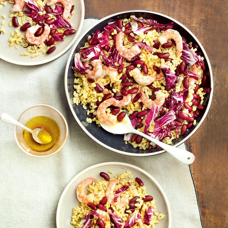 Photo de/du Salade de blé aux crevettes roses par WW