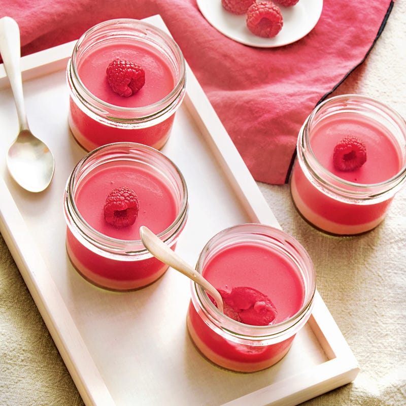 Bavarois à la framboise