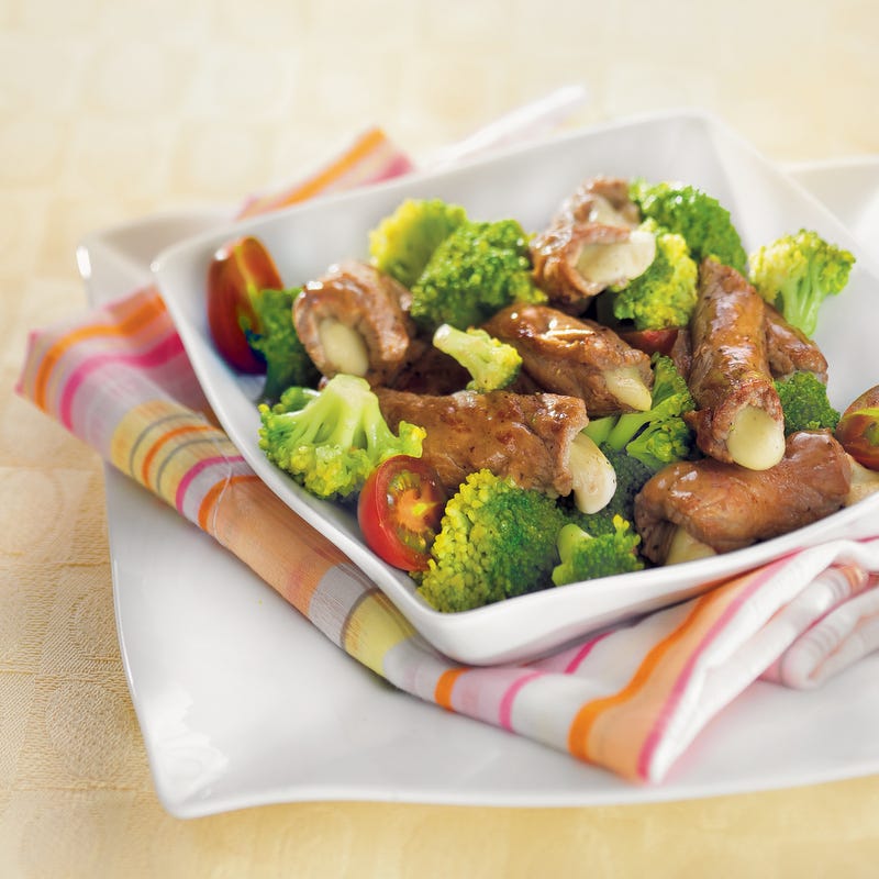 Photo de/du Saltimbocca de veau à la mozzarella par WW