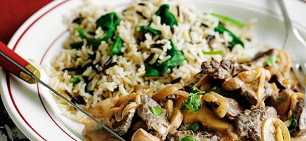Boeuf façon Stroganoff