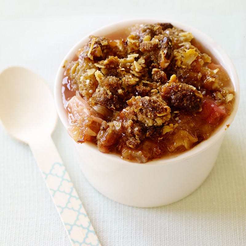 Photo de/du Crumble à la rhubarbe par WW