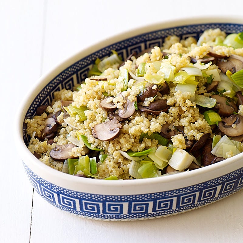 Photo de/du Quinoa aux poireaux et champignons par WW