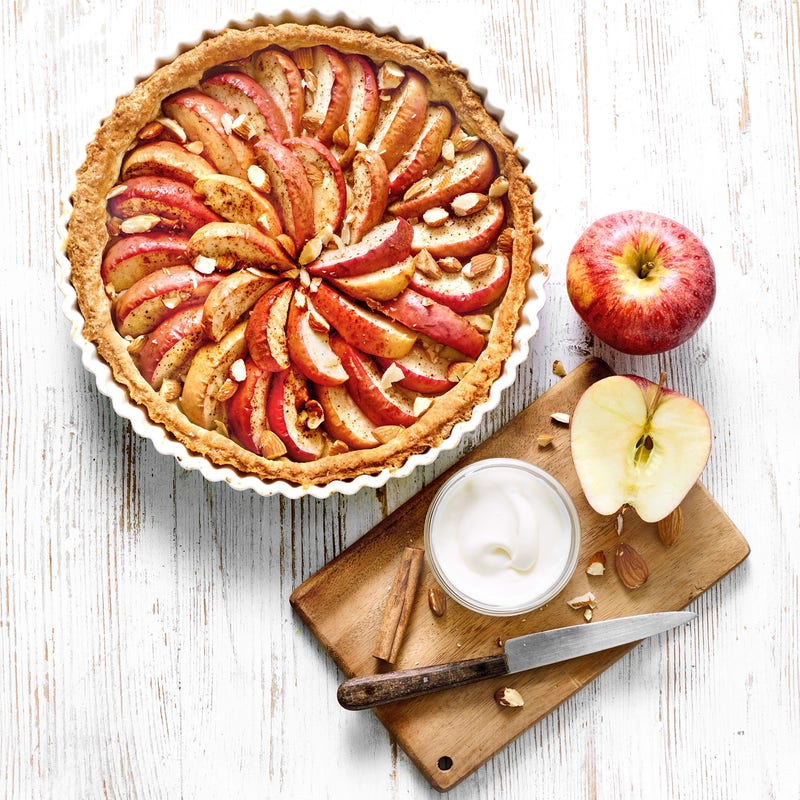Tarte aux pommes et à la cannelle