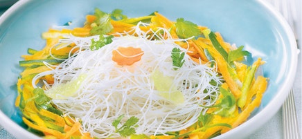 Crevettes aux vermicelles de riz