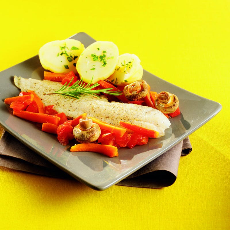 Photo de/du Filets de merlan à la provençale, pomme vapeur par WW