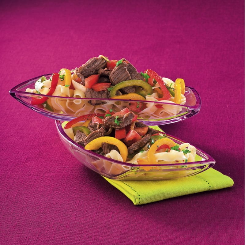 Photo de/du Poêlée de bœuf et pâtes aux 3 poivrons par WW