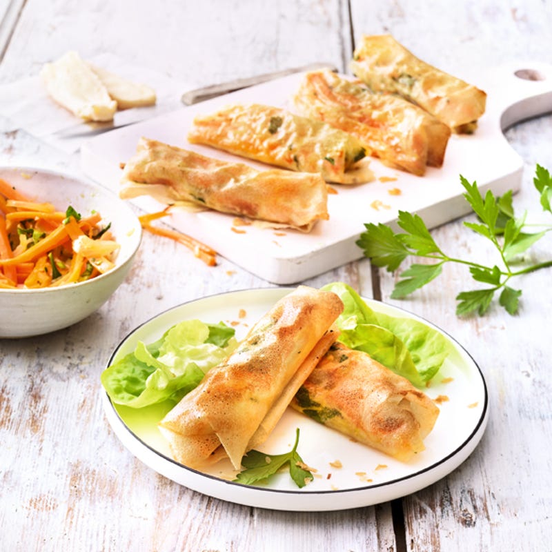 Photo de/du Nem de carotte au munster sur salade croquante par WW