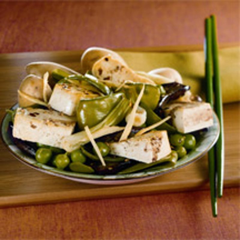 Photo de/du Sauté de tofu et petits légumes par WW