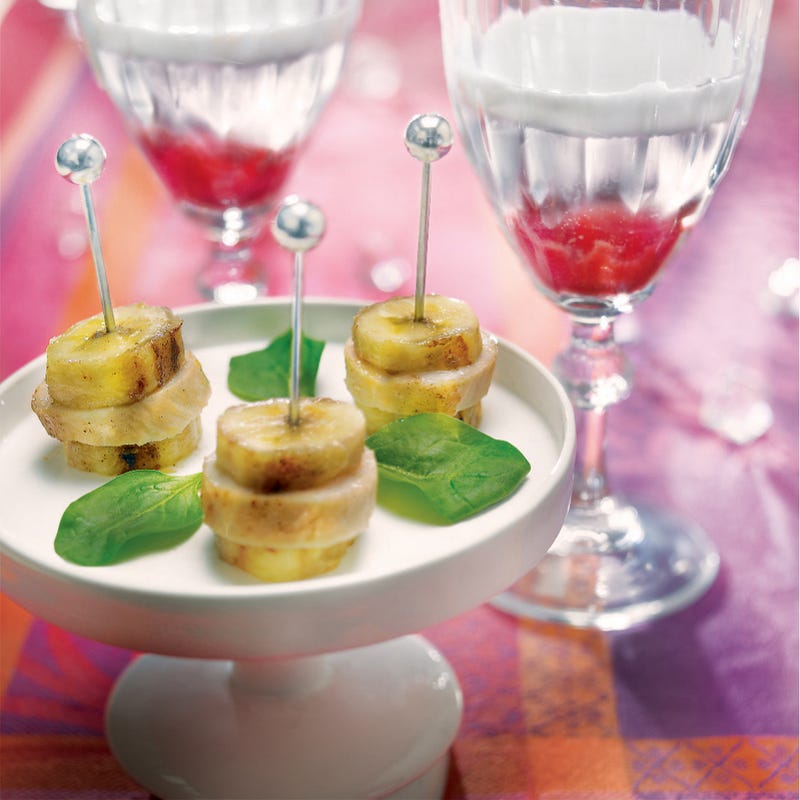 Photo de/du Coco fraise, banane, boudin blanc par WW