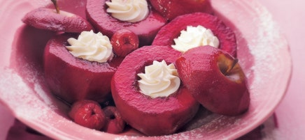 Pommes d'amour à la cerise