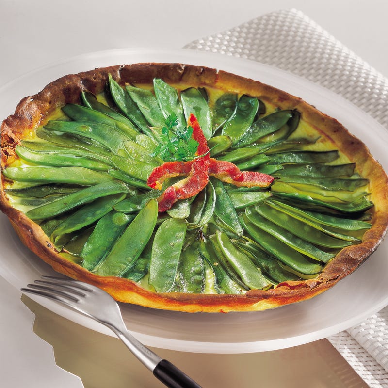 Photo de/du Quiche aux pois gourmands par WW