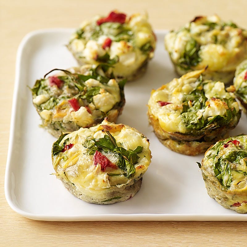 Photo de/du Mini frittatas aux légumes et à la feta par WW