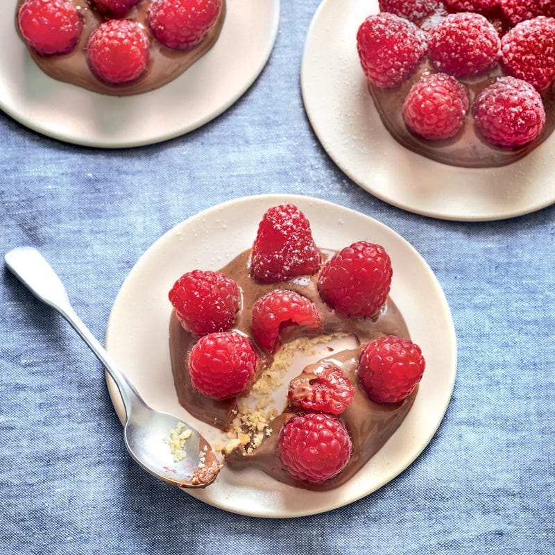 Photo de/du Tartelette framboises chocolat noir par WW