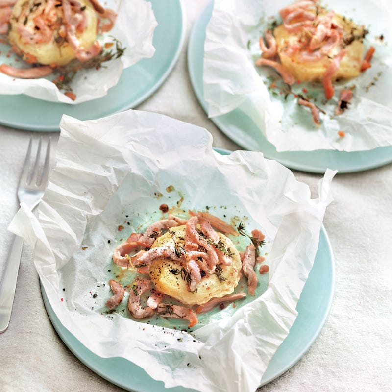 Photo de/du Petits crottins au thym en papillote par WW