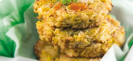 Rosti de poireau au paprika